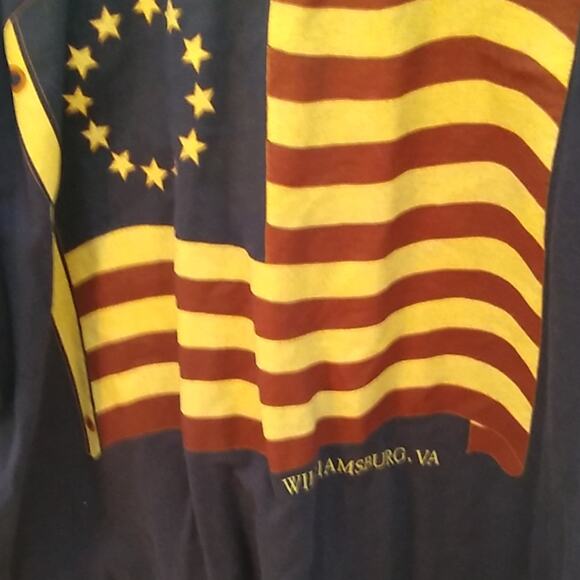 Fruit of the Loom Men's American flag XXL T-shirt. Patriotic. 4th of July. - Picture 3 of 6